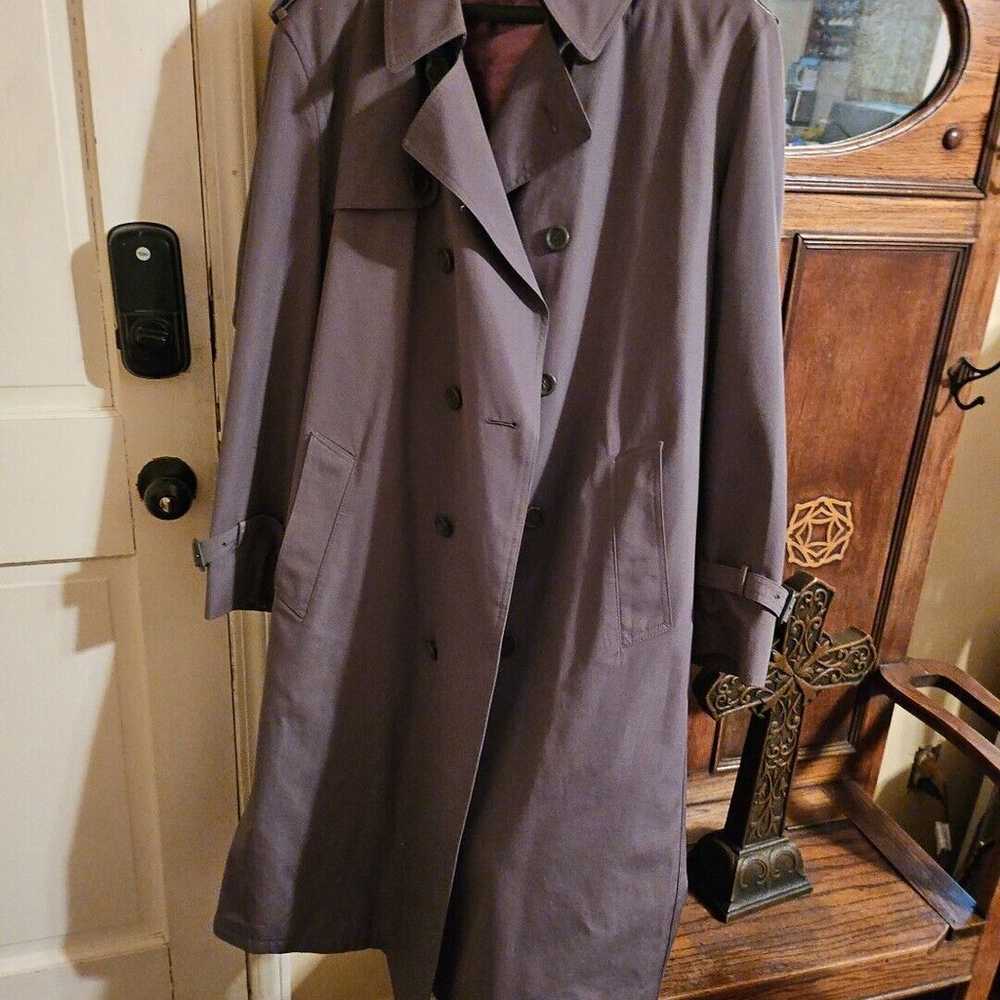 Vintage Oleg Cassini Trench Coat Size 42 Regular