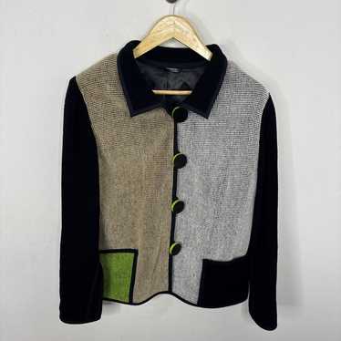 80s~ フィンランド製 ANNIKKI KARVINEN ジャケット 北欧 Vintage Artisan ANNIKKI KARVINEN Wool Jacket HandMade In