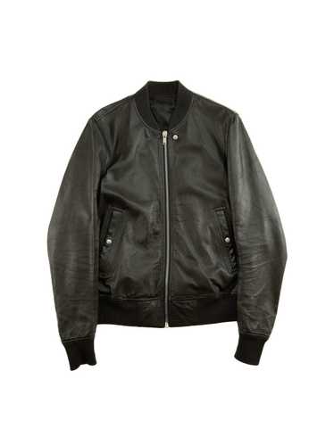 【関税＆送料込み】Rick Owens Leather Bomber Jacket RICK OWENS Bauhaus leather bomber jacket | Harvey Nichols