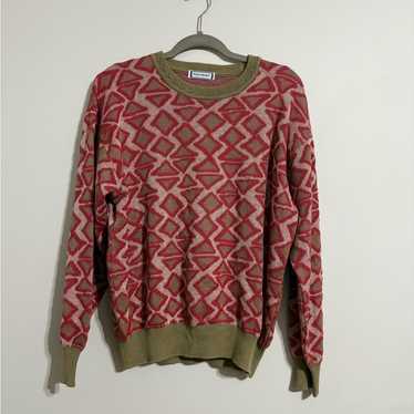 Yves Saint Laurent 90's｜Pattern Sweater Saint Laurent 90S Sweater In Mohair Black White Men's - US