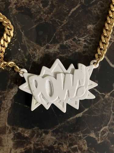 AMBUSH ゴールドネックレス POW!! ＆バングル 良品 AMBUSH アンブッシュ ゴールド ネックレス クラシック