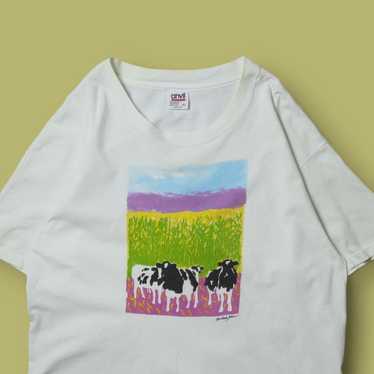 90s t-shirt 90s cow - Gem