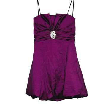 Camille La Vie size 16 magenta strapless bubble he