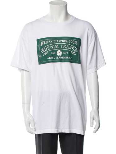 Denim tears white t - Gem