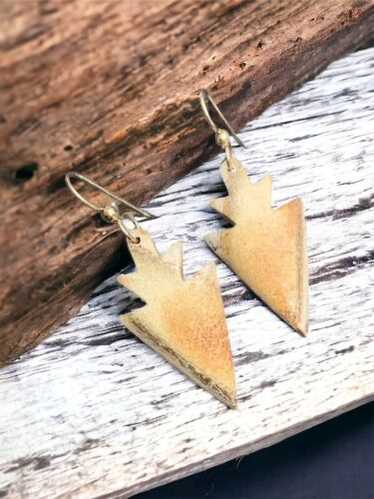 ￼Boho Bohemian Drop Dangle Arrow Shape Pierced Ear