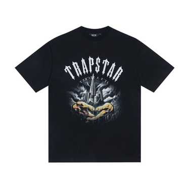 【Trapstar London】ARCH シェニール デコード 2.0 Tシャツ Trapstar Irongate Arch Chenille Short Set Grey/Sea Blue