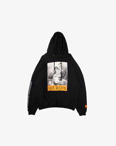 HERON PRESTON Gothicパーカー Heron Preston Logo Color Block Gothic Print Black Hoodie | eBay