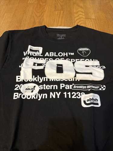 バージルBrooklyn museum FOSCAT Pyrex T-shirt Virgil Abloh Brooklyn Museum FOS CAT Pyrex T-Shirt - Black