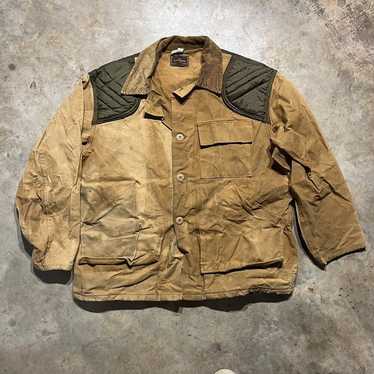 60's 70's SAFTBAK ハンティングジャケット ダック地 ブラウン