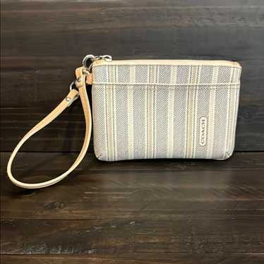 バッグ Coach Legacy Stripe Kisslock Pouch Vintage Coach Legacy Stripe Kisslock Coin Purse | eBay