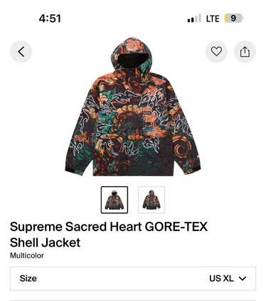 Supreme Sacred Heart GORE-TEX Shell Jacket (SS22) - $398