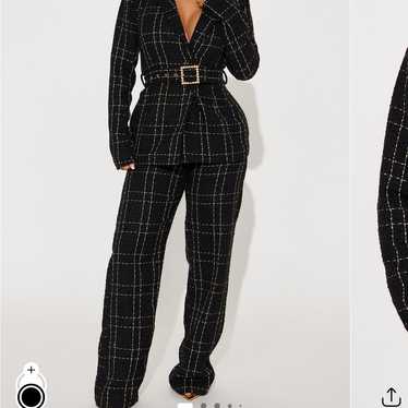 【GENERAL IDEA】Twill Tweed Set BLACK 10-23-
