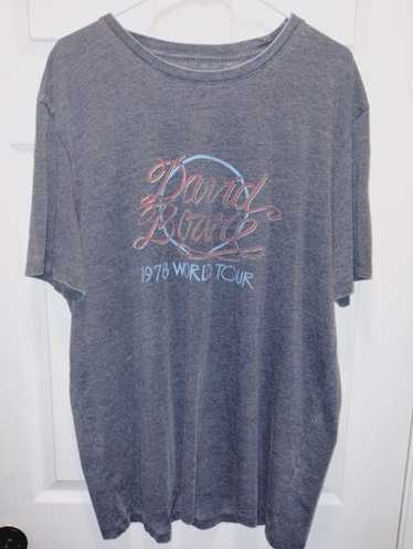 vintage David Bowie 1978 WORLD TOUR 七分袖 NWOT David Bowie 1978 World Tour Concert Shirt Small 70's