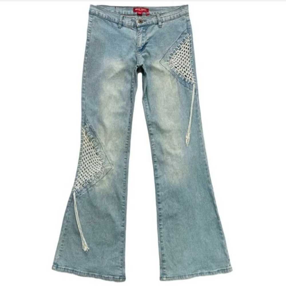 Vintage Vintage Miss Sixty Low-Rise Stretch Flared Jeans