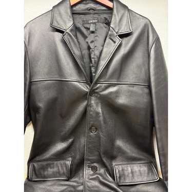 DKNY archive leather jacket