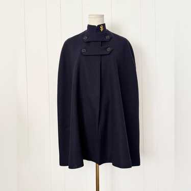 USA製 40s~50s Vintage BRUCK'S NURSE Cape BRUCK'S Navy Blue Wool GSPN Nurses Uniform Cape Vtg 50s-60s