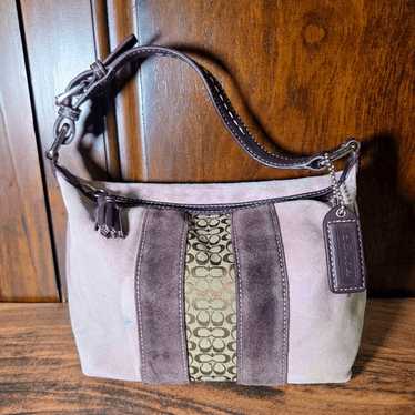 Vintage coach suede shoulder - Gem