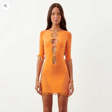 【関税込み】Poster Girl オレンジ Miranda ミニドレス Orange Miranda Minidress by Poster Girl on Sale