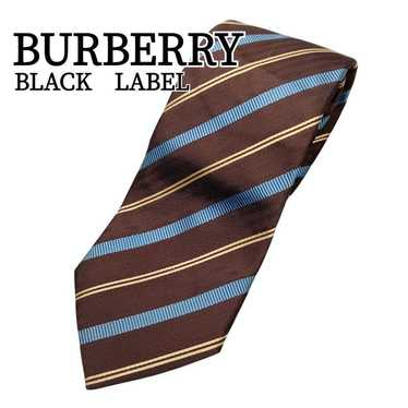 BURBERRY BLACK LABEL　ナロータイ　ドット✖️ストライプ Burberry black label striped - Gem