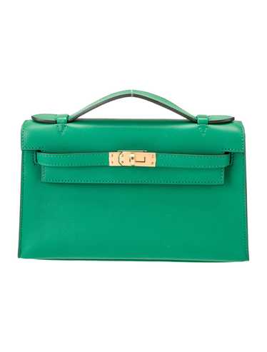Hermès Top Handle Bag Vert Vertigo Swift Leather G