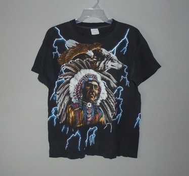 ★1930年代*アメリカ軍*アラスカ準州ペンダントTOP(実物) Vintage american thunder indian - Gem