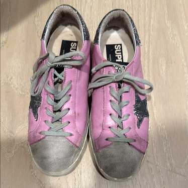 新品⭐︎Golden  Superstar スニーカー グレー/ピンク Golden goose superstar pink - Gem