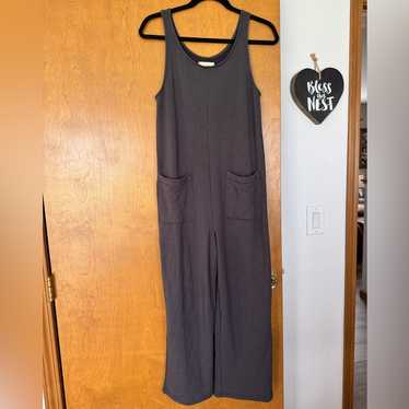 Women's Charcoal Gray Jumpsuit