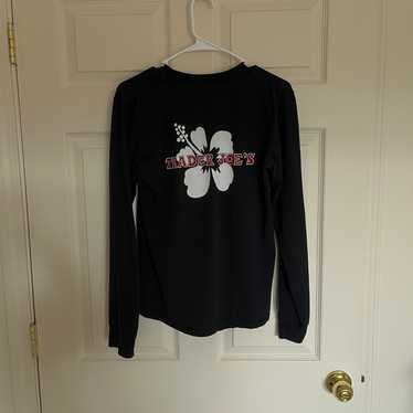 Trader Joe’s Long Sleeve T Shirt Black Cotton Smal