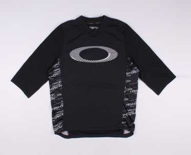 VINTAGE 90s Y2K OAKLEY BLUE MEN'S T SHIRT BIG LOGO SIZE M | eBay