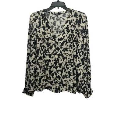 Rails Fable Top Size Large In Blurred Cheetah Ani… - image 1