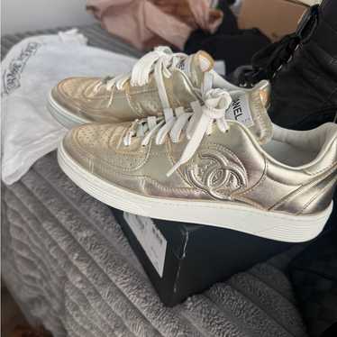 Gold chanel sneakers - Gem