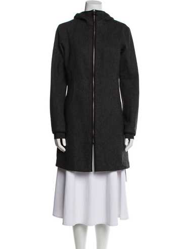 ジャケット・アウター Arc'teryx ladies wool coat Arc'teryx Lanea Long Coat Hooded Wool Gray Taped Seams | eBay