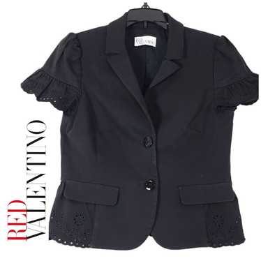 RED VALENTINO ブラックジャケット　48 Valentino blazer red - Gem