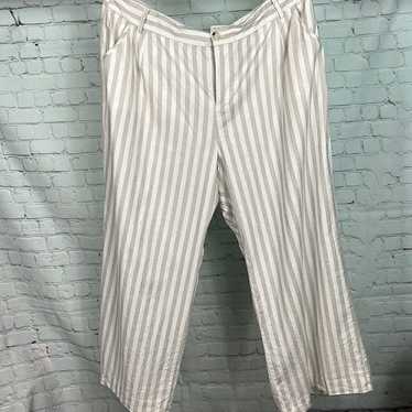 Torrid Womens Size 22 Pants Wide Leg Trouser White