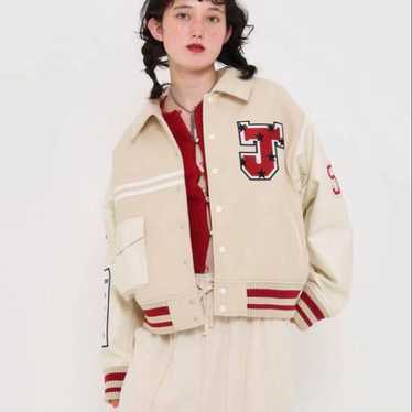 【Tina:JOJUN 】stadium jacket Tina:JOJUN 】stadium jacket