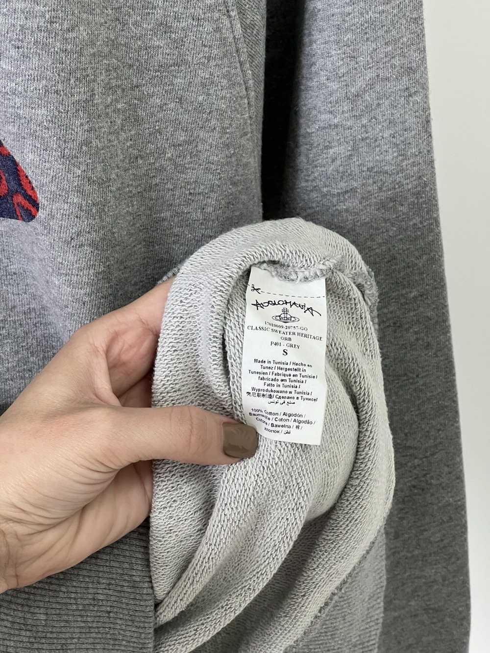 【関税&送料込】Vivienne Westwood Grey Cotton Ashton Sweatsh Vivienne Westwood Men's Ashton Cotton Hoodie (All New In