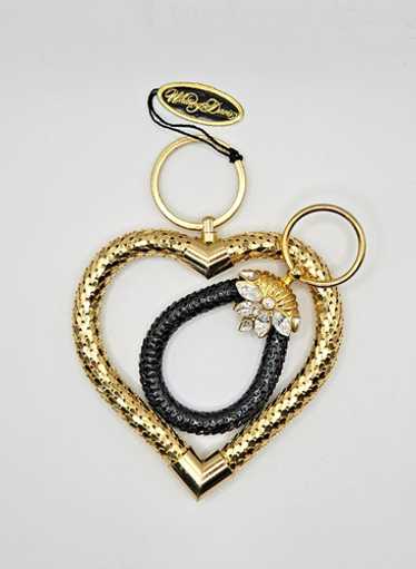 Vintage Whiting & Davis Mesh 1970s-1980s Key Chai… - image 1