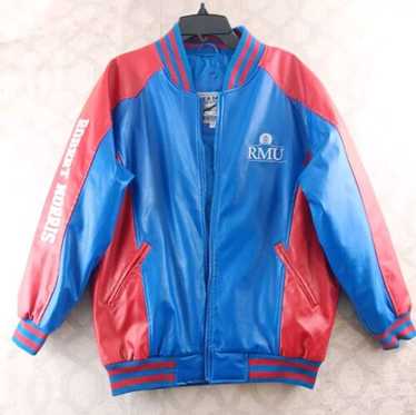 Steve And Barrys Faux Leather Varsity Jacket RMU C