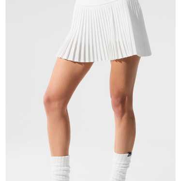 新品 alo Grand Slam Tennis Skirt white XS Grand Slam Tennis Skirt - White | ALO