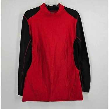 Layer 8 Performance Quick Dry Base Layer Ls Red/B… - image 1