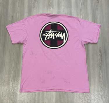 stüssy ゲームシャツ　ピンク STUSSY FOOTBALL TEE フットボールT ゲームシャツ ジャージ