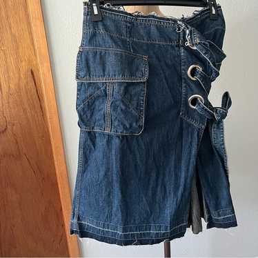 sacai サカイ Denim Mix Skirt サイズ0 SACAI | DENIM MIX SKIRT