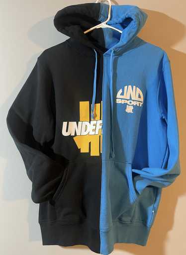 【UNDEFEATED】UNDEFEATED STAR+BARS HOODIE New Undefeated Hoodie Logo Size Medium M Mens Turquoise New