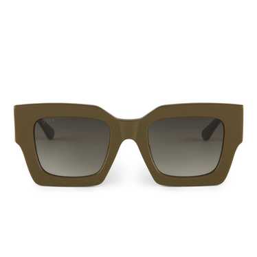 Diff Daniella Python Olive Green Polarized Square… - image 1