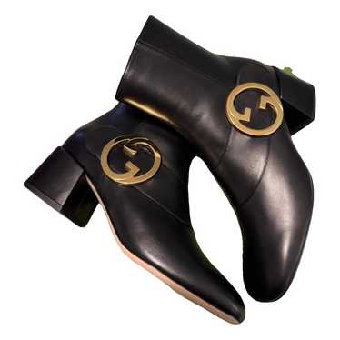 Vintage Gucci Boots Gucci Booties Black Leather Gucci Boots