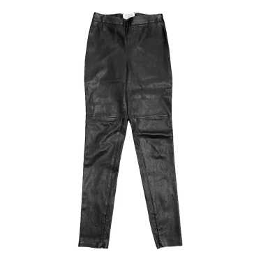 パンツ HERMES margiela LEATHER TROUSERS PANTS Treasures of NYC - Hermes Black Leather Pants