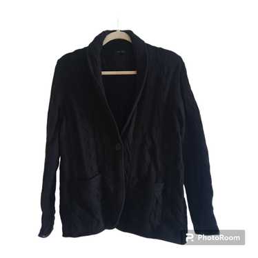 Talbots Cardigan Wool Blend Sweater One Button Cab