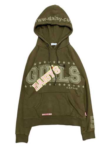 【IONSEOUL】Hysteric Crop Hood 4JH454 Hysteric glamour hoodies blue - Gem