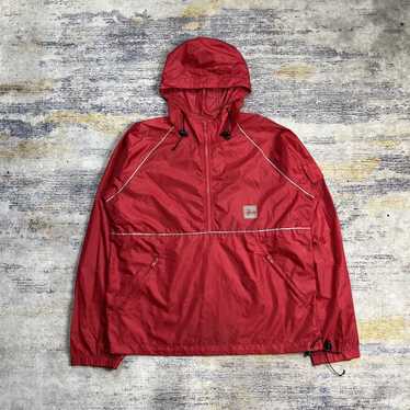 ジャケット・アウター 90'S OLD STUSSY COTTON ANORAK PARKA USA Vintage Stussy Anorak Parka, M Size, Removable Hood