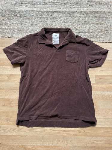 【Rest & Recreation】★TERRY POLO SHIRT★ Classic Fit Mesh Graphic Polo Shirt